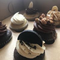 Assorted cupcakes  at Dulce Vegan Bakery and Cafe in Atlanta