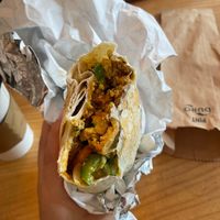 Breakfast burrito  at Dulce Vegan Bakery and Cafe in Atlanta