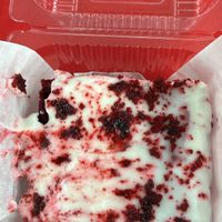 Red velvet cake   at Dulce Vegan Bakery and Cafe in Atlanta