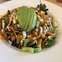 Spicy buffalo chickpea salad at Dulce Vegan Bakery and Cafe in Atlanta