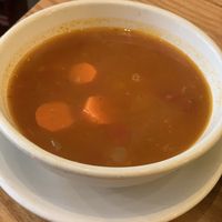 Soup of the day!!! Curry Chipotle Chickpea soup at Dulce Vegan Bakery and Cafe in Atlanta