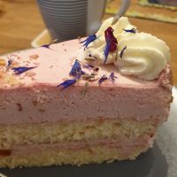 Leckeres Stück Torte (to go) at Lorenz Café in Luebeck