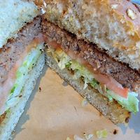 Classic beyond on vegan wheat at Hopdoddy Burger Bar in San Marcos