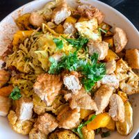 Chickpea curry bowl at Veggie Grill - Farmers Market in Los Angeles