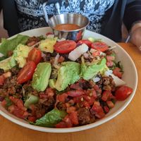 Taco salad at Veggie Grill - Farmers Market in Los Angeles