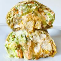 Nashville Hot Chick’n Sandwich Wrap at Veggie Grill - Farmers Market in Los Angeles