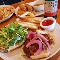 Vegan barbacoa at Veggie Grill - Farmers Market in Los Angeles