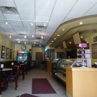Indoor seating at Cupcake Station in Birmingham