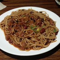 Chili spaghetti at Chīsù De - Veggie Table in Beijing