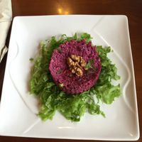beet root salad at Chīsù De - Veggie Table in Beijing