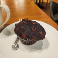 Chocolate muffin at Chīsù De - Veggie Table in Beijing