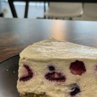Wild berry cheesecake  at Vivi's Veggie in Seoul