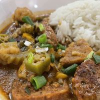Weekend menu: Cajun Gumbo * It is not everyday menu   at Vivi's Veggie in Seoul