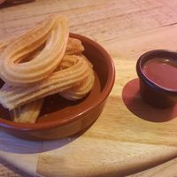 Churros and chocolate at SaltHouse in North Shields