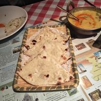Garlic naan at Indian Kitchen (Hongmei) in Shanghai