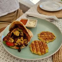Breakfast pita at Soul Phuket in Phuket