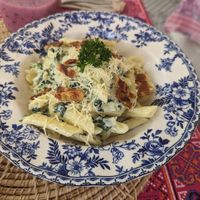 Spinach pasta at Soul Phuket in Phuket