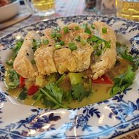 Coconut crusted tofu with a lemongrass curry at Soul Phuket in Phuket