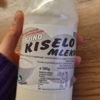 Soy joghurt at Bio Kutak in Belgrade