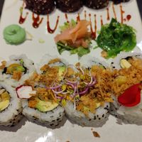 Sushi vegetal at Honkaku in San Sebastian