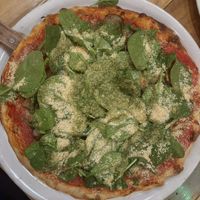 Vegan pizza   at Il Bazzali in Montreal
