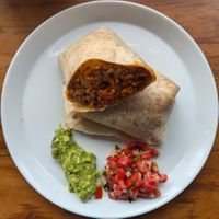 Soy Tinga Burrito at La Cocina Restaurant in Portland
