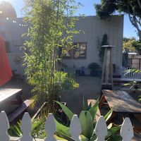 Plenty of outdoor seating with patio heaters at Pizza Port in Morro Bay