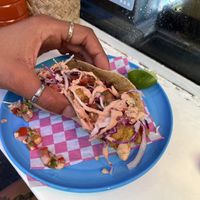 Overly stuffed cauliflower taco  at Paxil in Mexico City