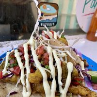 Fish taco  at Paxil in Mexico City