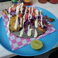 Baja taco! at Paxil in Mexico City