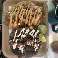 Cauliflower and mushroom tacos   at Paxil in Mexico City