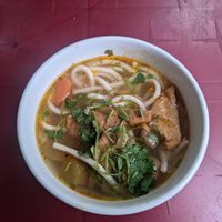 " Vietnamese thick noodle soup" at Ba Minh in Hue