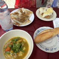 Banh nam, banh ram it, ca ri banh  at Ba Minh in Hue
