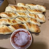 Twisted breadsticks  at Pizza Transit in Niles