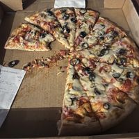 Awesome pizza. They use Miyokos vegan mozzarella cheese which is super tasty !  at Pizza Transit in Niles