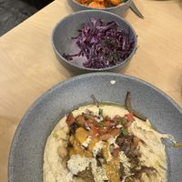 Hummus and mazas  at Hummus YA! in Mexico City