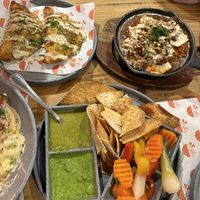 Platitos y platos   at Hummus YA! in Mexico City