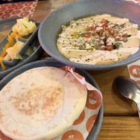 Hummus tradicional   at Hummus YA! in Mexico City