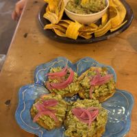 Tostones and guacamole   at Jungle SV in El Tunco