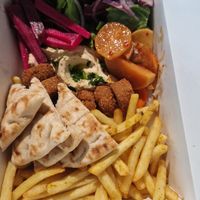 Falafel box at Tel Aviv Urban Food - Zgrupowania in Warsaw