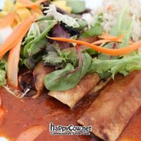 Vegan flautas at El Nuevo Mexicano in Chicago