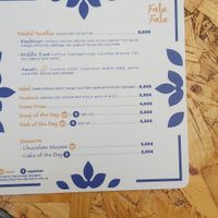 Menu 2 at Fala Fala in Funchal