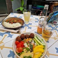 Bowl and i forgot the name at Fala Fala in Funchal