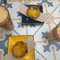 Pastal de nata (vegan) at Fala Fala in Funchal