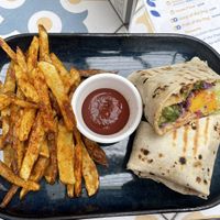 Mango falafel wrap  at Fala Fala in Funchal