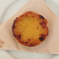Vegan pastel de nata- yummy! at Fala Fala in Funchal