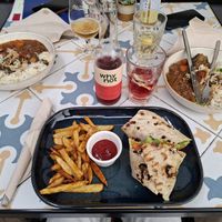 Stew vegetarisch -& falafel wrap   at Fala Fala in Funchal