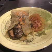mushroom crepe…. yuuuuuuummmm  at El Opuesto de Salento in Salento