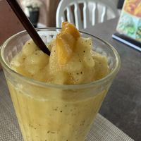 Mango smoothie  at Kitchen Baanmae in Bangkok