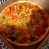 Gemüse Pizza vegan at Big Baba in Ulm